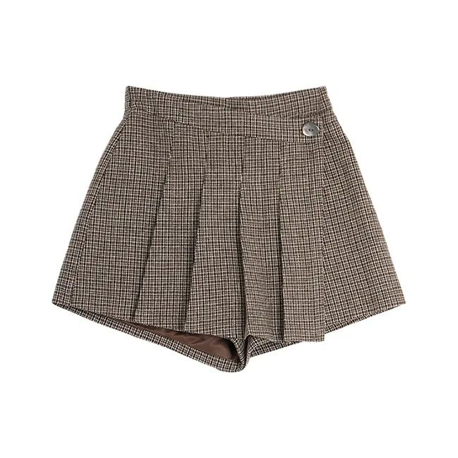 SETIROM Casual Shorts Women's Light Coffee-0