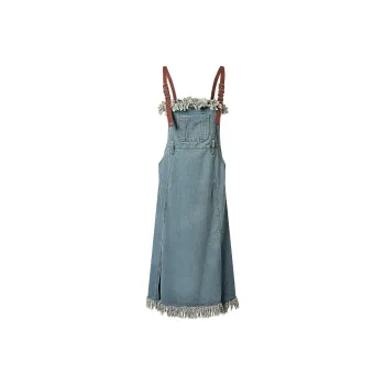 QYPRF Slip Dresses Women's Blue