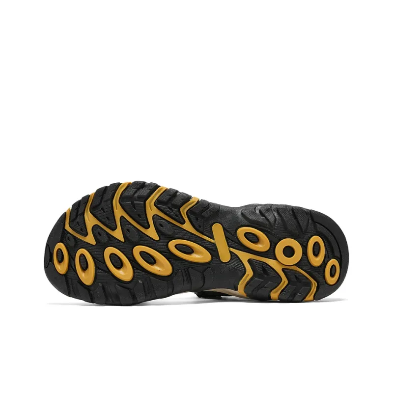 Mulinsen Beach Sandals Men Brown/Black-4