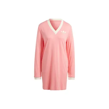 Adidas Originals Adicolor Long Sleeved Dresses Women's Pink
