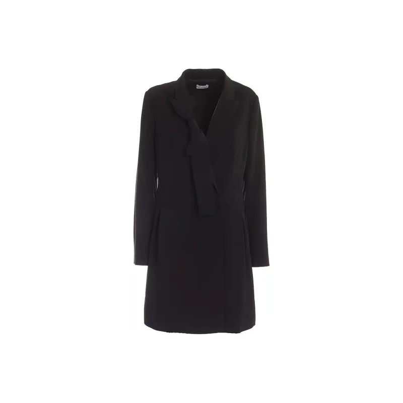 RED VALENTINO Long Sleeved Dresses Women's Black-0