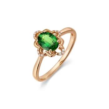 IL&CO. Natural Tourmaline Rings Women's