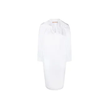 MARNI Long-Sleeved Dresses Women's White