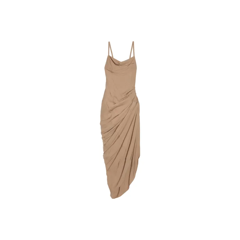 Jacquemus La Robe Saudade Longue 'White'-2