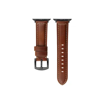 KVZUVUU Watch Band Apple Compatibility Genuine Leather Material