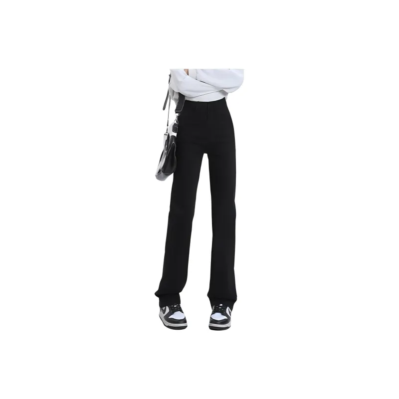 7 SEVFUN Vintage Distressed Washed Basic Draped Soft Jeans Unisex-6