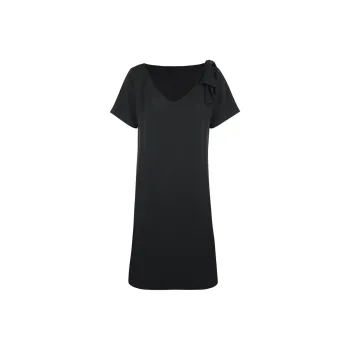 Wbwq Short Sleeved Dress Women's Black