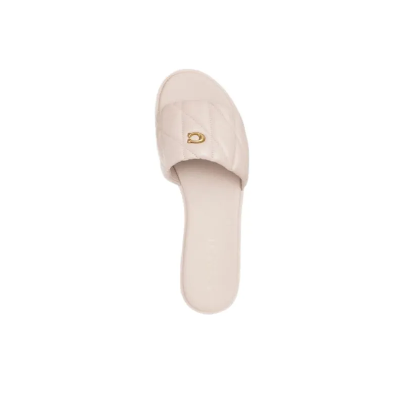 COACH Slide Slippers Women's Light Pink-0