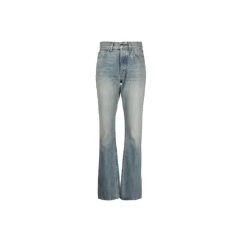 AMIRI High-Waist Wide-Leg Bootcut Jeans