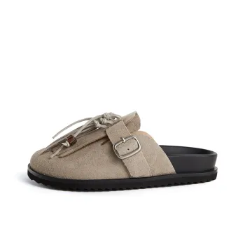 Marie Claire Rubber Sole Abrasion Resistant Closed Toe Slippers Women's
