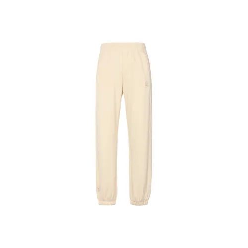 LiNing Sports Life Collection Knitted Sports Pants Women's Swan White