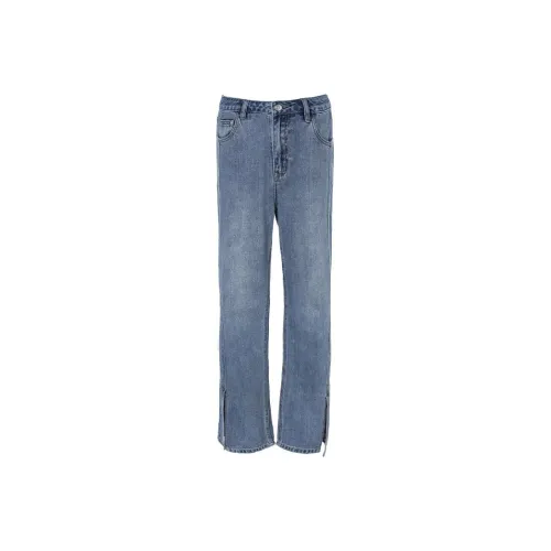 LOFT SHINE FW22 Straight Jeans Women's Blue