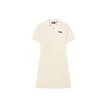 FILA SSS24 Short Sleeved Dress Women's Scallion White