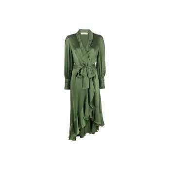 Zimmermann Long-Sleeved Dresses Women's Green