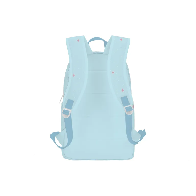 TURN UP Polyester Backpack Regular Unisex Sky Blue-2