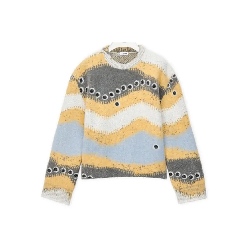 LOEWE Pattern Jacquard Crewneck Jumper-0