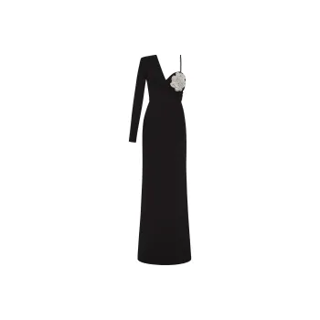 Rebecca Vallance Sachiel Floral appliqué Gown