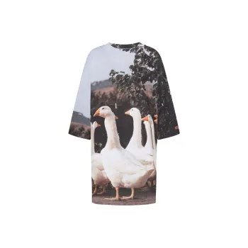 MOSCHINO Goose motif Mini Dress