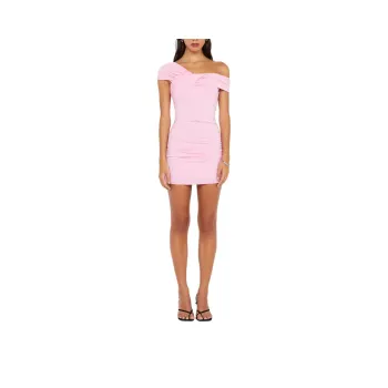 BEC+BRIDGE ELIN MINI DRESS Short-Sleeved Dresses Women's ORCHID PINK/Lan Blossom Pink Color