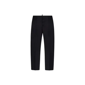 DSQUARED 2 Straight Leg Pleat Detailed Trousers
