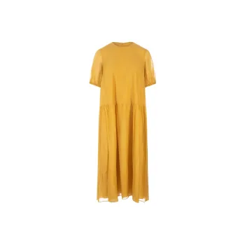 'S MAX MARA Crewneck Short Sleeved Dress