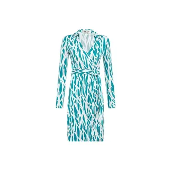 DVF Diane Von Furstenberg Long-Sleeved Dresses Women's Blue