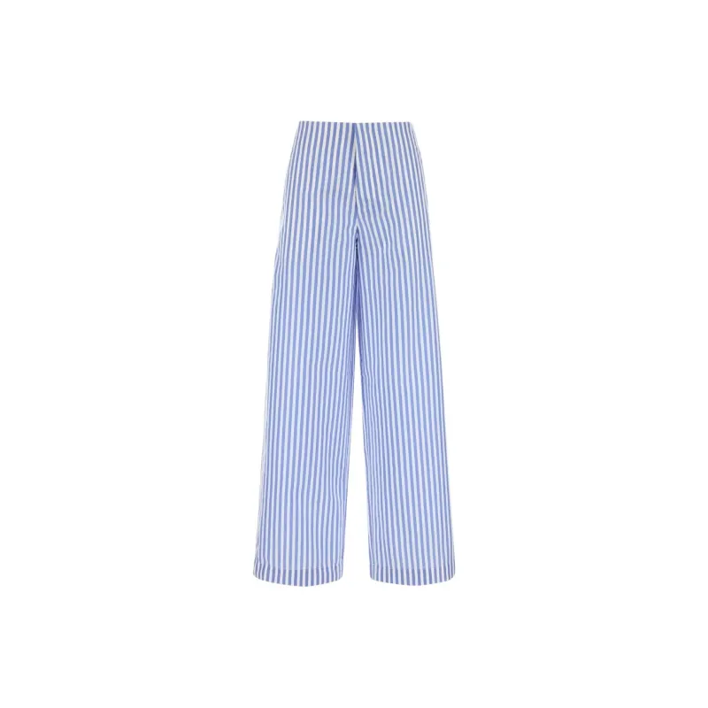 PHILOSOPHY DI LORENZO SERAFINI Stripe Detailed Poplin Pants-0