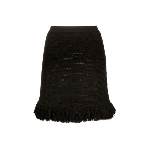 Bottega Veneta Knit Long Skirts Women's Brown