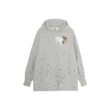 Ed Hardy A Line Skirt Dress Light Gray