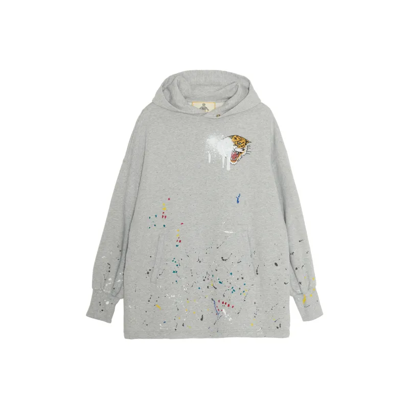 Ed Hardy A Line Skirt Dress Light Gray-0