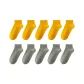 10-Pack (Ginger Yellow 5+Army Green 5)