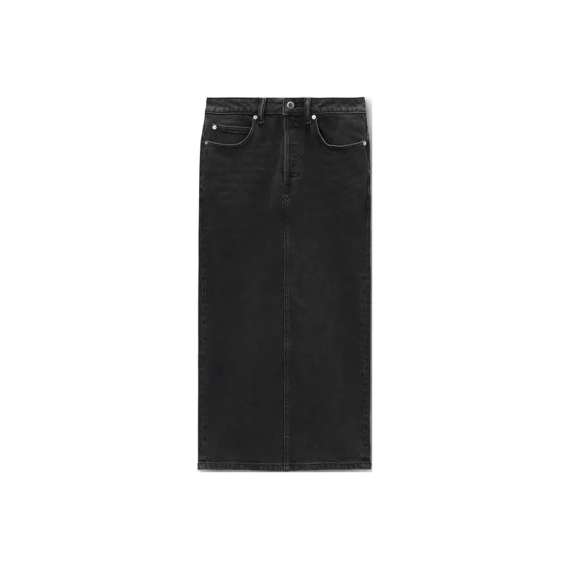 Alexander Wang Denim Midi Skirt-0
