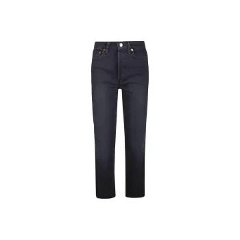 RE/DONE Stovepipe Raw Hem Jeans