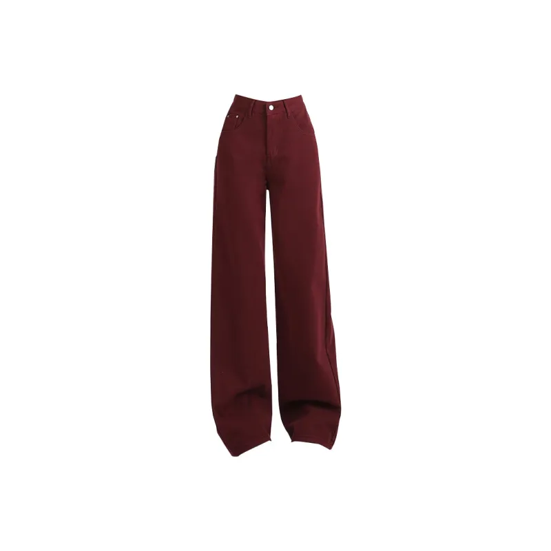 POPO.INFO Jeans Women's Ancora Red-0