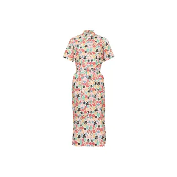 INES DE LA FRESSANGE Short Sleeved Dress Women's Multicolor