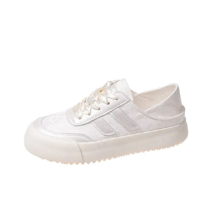Puppytown Anti Slip Wear Resistant Low Top Skateboard Shoes Women's-5