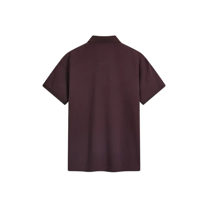 FAIRWHALE Polo Shirts Unisex 314 Red Brown-1