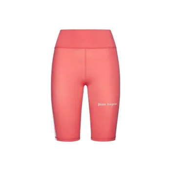 PALM ANGELS Side Stripe Cycling Shorts Peach