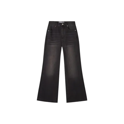 FUN Jeans Women's Black, Thin Fleece