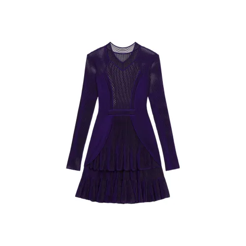 GIVENCHY FW22 Long-Sleeved Dresses Women's Purple