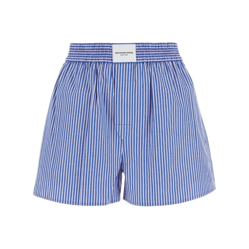 Alexander Wang Striped Bermuda Shorts-0
