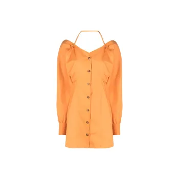 NANUSHKA Long-Sleeved Dresses Women's Orange
