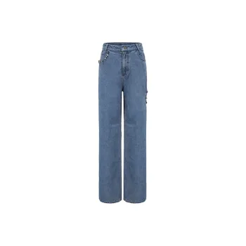 XANDRA Straight Thin Jeans Women's Blue