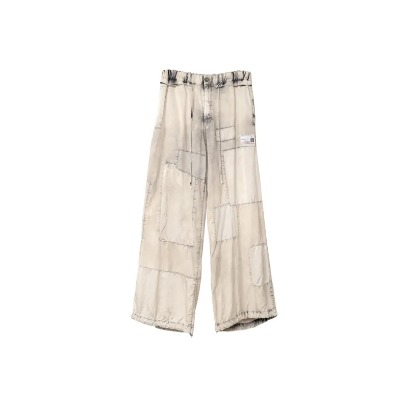 Maison Mihara Yasuhiro Repair Satin Pants-0