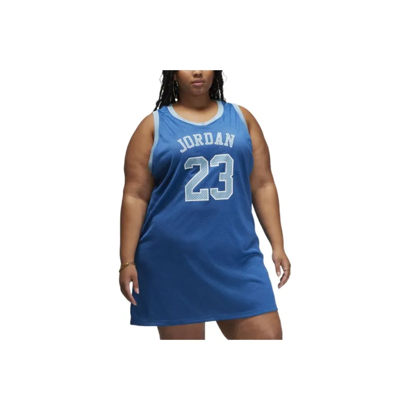 Jordan Short Sleeved Dresses Women's Blue-0