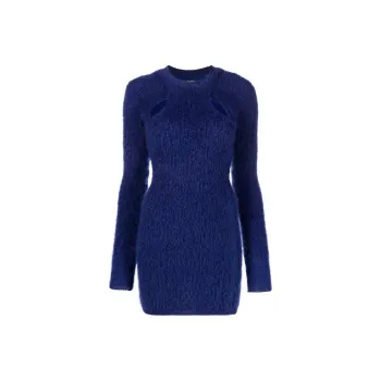 ISABEL MARANT Alfie Crewneck Knitted Dress
