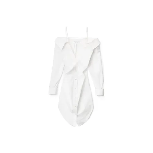 Alexander Wang Long Sleeved Dresses Women's White