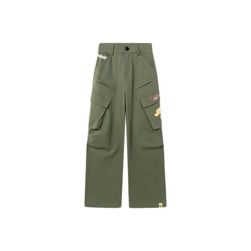 B.Duck Cargo Pants Chicago Women's Dark Green