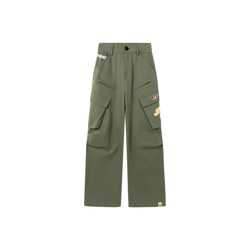 B.Duck Cargo Pants Women's Dark Green-0