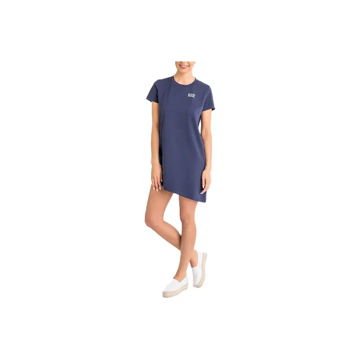 EMPORIO ARMANI Short Sleeved Dresses Women's Blue-0